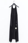 BASERANGE Adjustable Strap Apron Dress Collection, Made in Portugal, BAS-DRAP-RS-000-HEI, Black